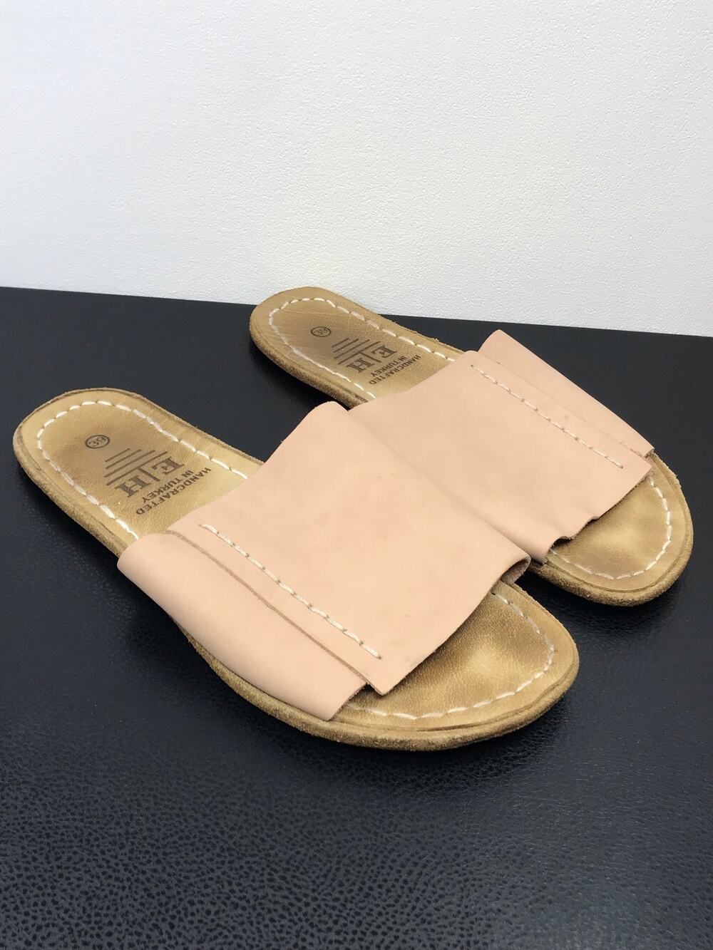 Earthing Harmony Barefoot Slide In Sandals for Women Nubuck Leather 8.5 39